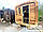 Sauna Cube Quadro Old Wood 2,35x2,0m Thermowood Production, фото 4