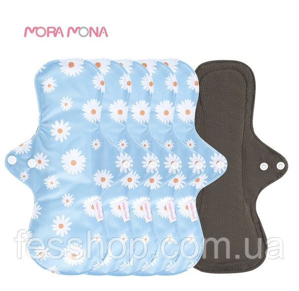 Тканинні багаторазові прокладки MORA MONA (5 шт.)