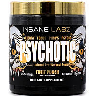 Предтренировочний комплекс Insane Labz Psychotic Gold 35 порцій предтреник Інсейн лабс Психотік Блек