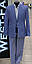 Піджак чоловічий  West-Fashion модель А-159 блакитний, фото 6