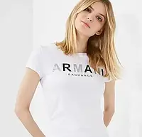 Футболка женская Armani, армани белая