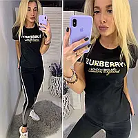 Футболка жіноча Burberry, барбері чорна