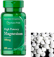 Магний High Potency Magnesium 500 mg 100 таб