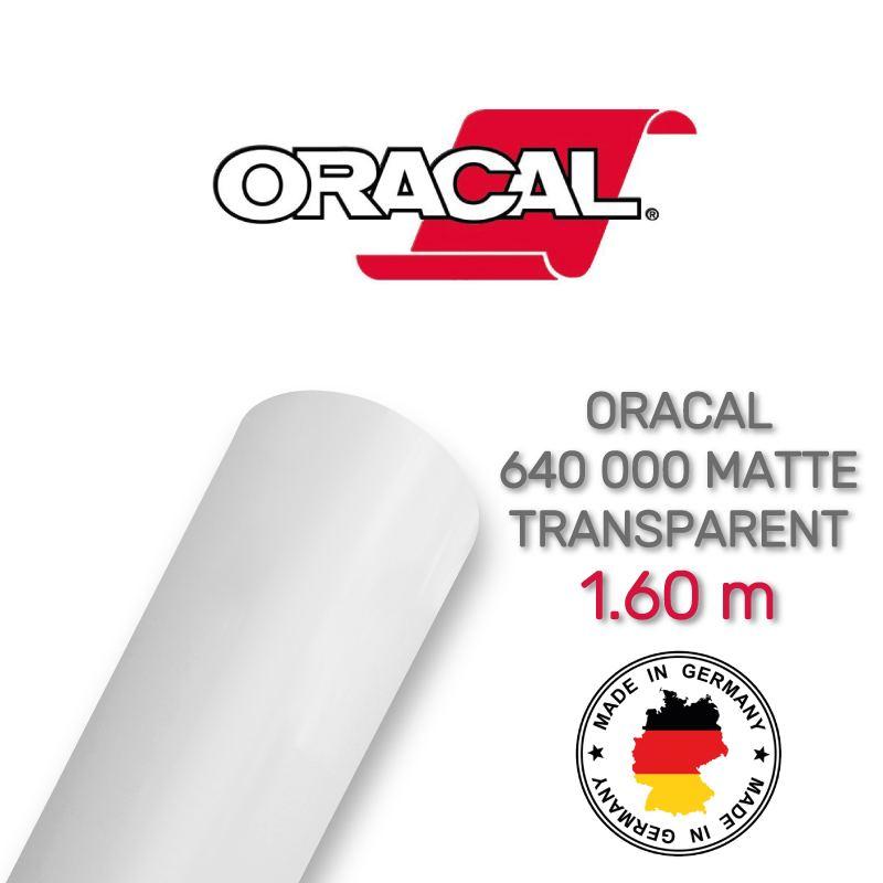 Oracal 640 Transparent Matte 000 1.60 m (прозора матова плівка)