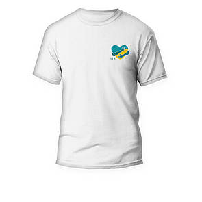 Футболка з принтом  ''HOME'' серце, ПРЕМІУМ