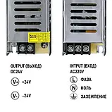 Блок живлення 24V, 120W, 5А, IP20, BSTR-120-24, не герметичний для внутрішнього застосування., фото 4