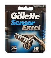 Сменные кассеты Gillette Sensor Excel - 10 шт.