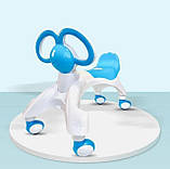 Ходунки, біговел чотириколісний з вушками-ручками для дітей, для дівчаток і хлопчиків BABY WALKER Smile каталка, фото 2