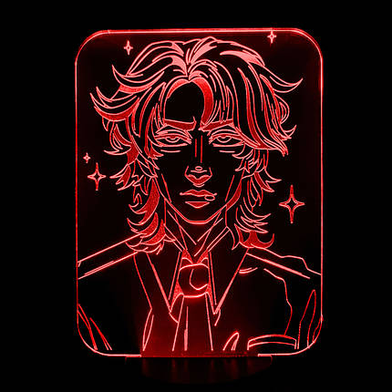 Акриловий світильник-нічник Майкл Афтон червоний tty-n001740, фото 1