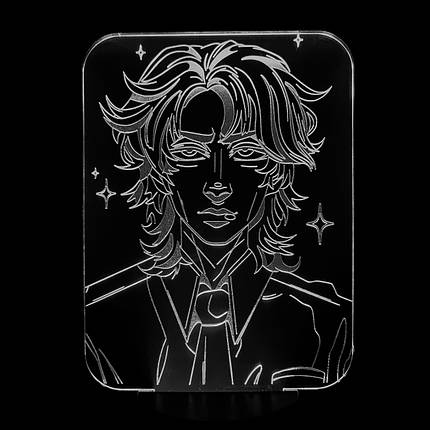 Акриловий світильник-нічник Майкл Афтон білий tty-n001742, фото 1