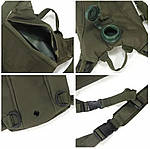 Гідратор для води тактичний 2,5л армійський рюкзак Хакі 1505, фото 2