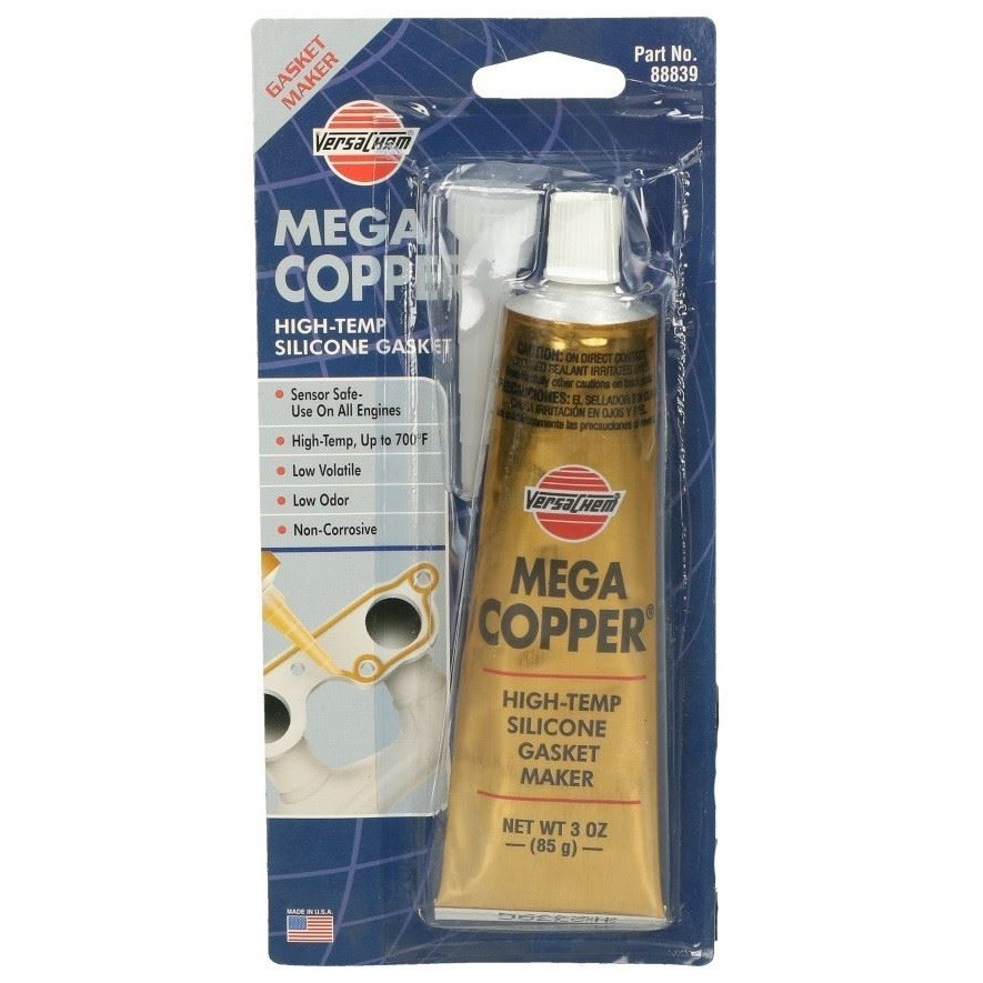 Герметик Versachem MEGA COPPER High-Temp Silicone Gasket 85 г (88839)