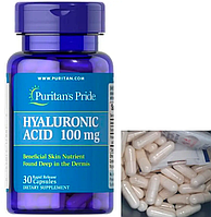 Гіалуронова кислота Puritan's Pride Hyaluronic Acid 100 mg 30 капс