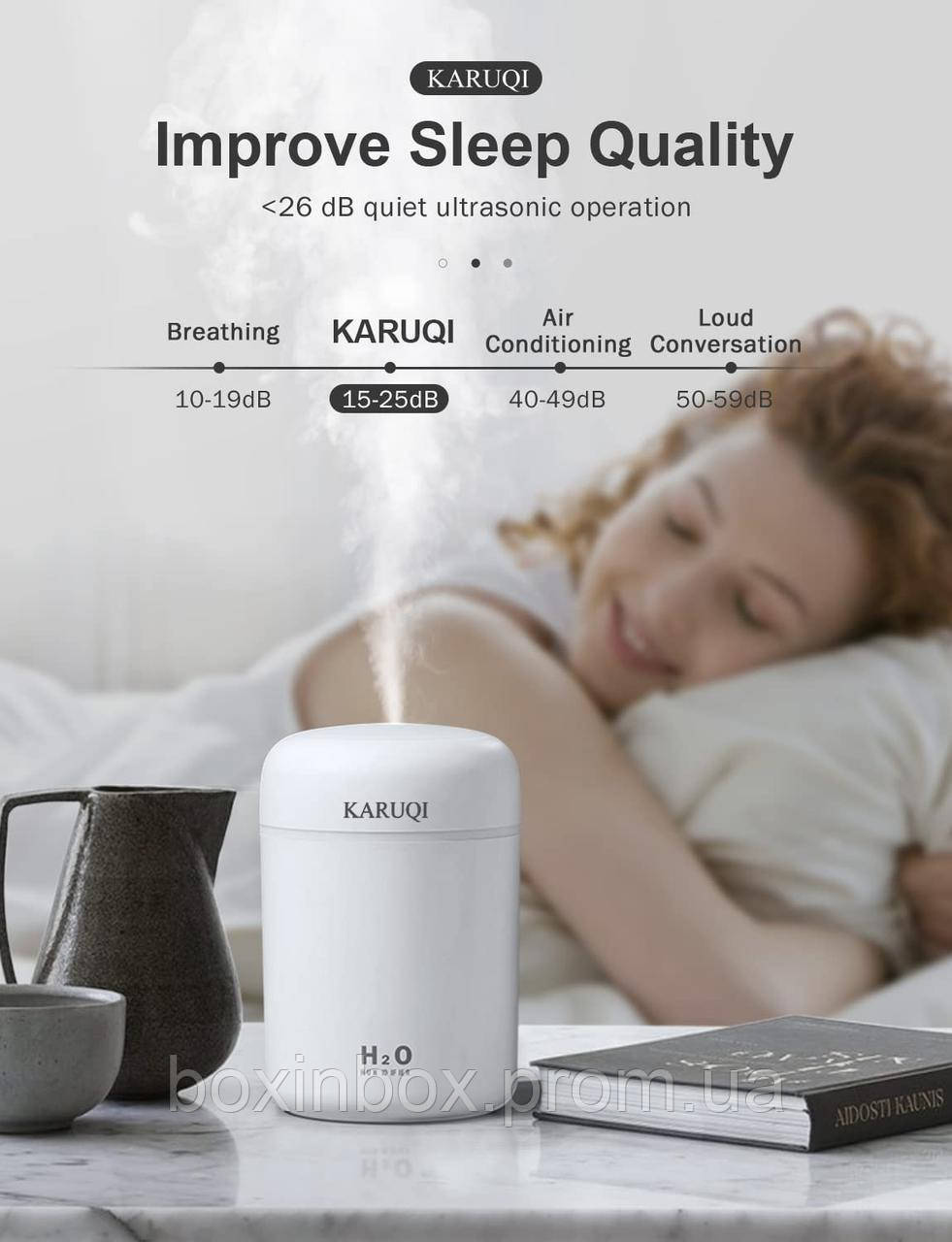 LtYioe Mini Cool Humidifier, H2O. Настольный увлажнитель воздуха USB ...
