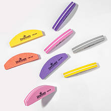 Баф-човник  Дизайнер Професіонал 180/240 гріт для полірування нігтьової пластини, 9 см