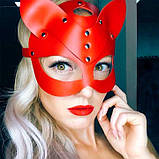 Сексуальна маска кішки - Рожевий- Садо-мазо, фото 4