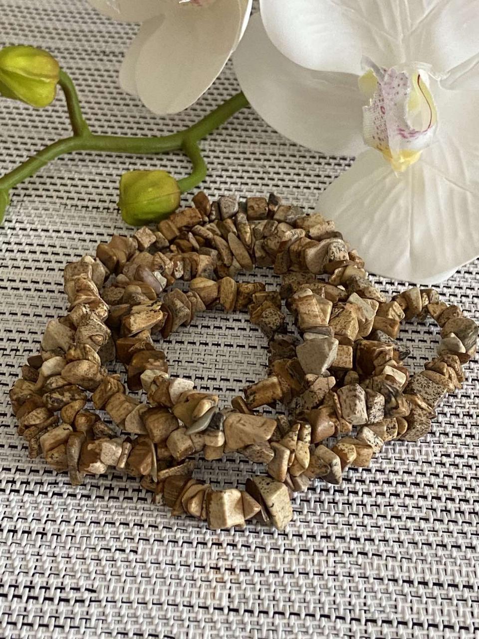 Дрібний скол Яшма Пейзажна 90 см