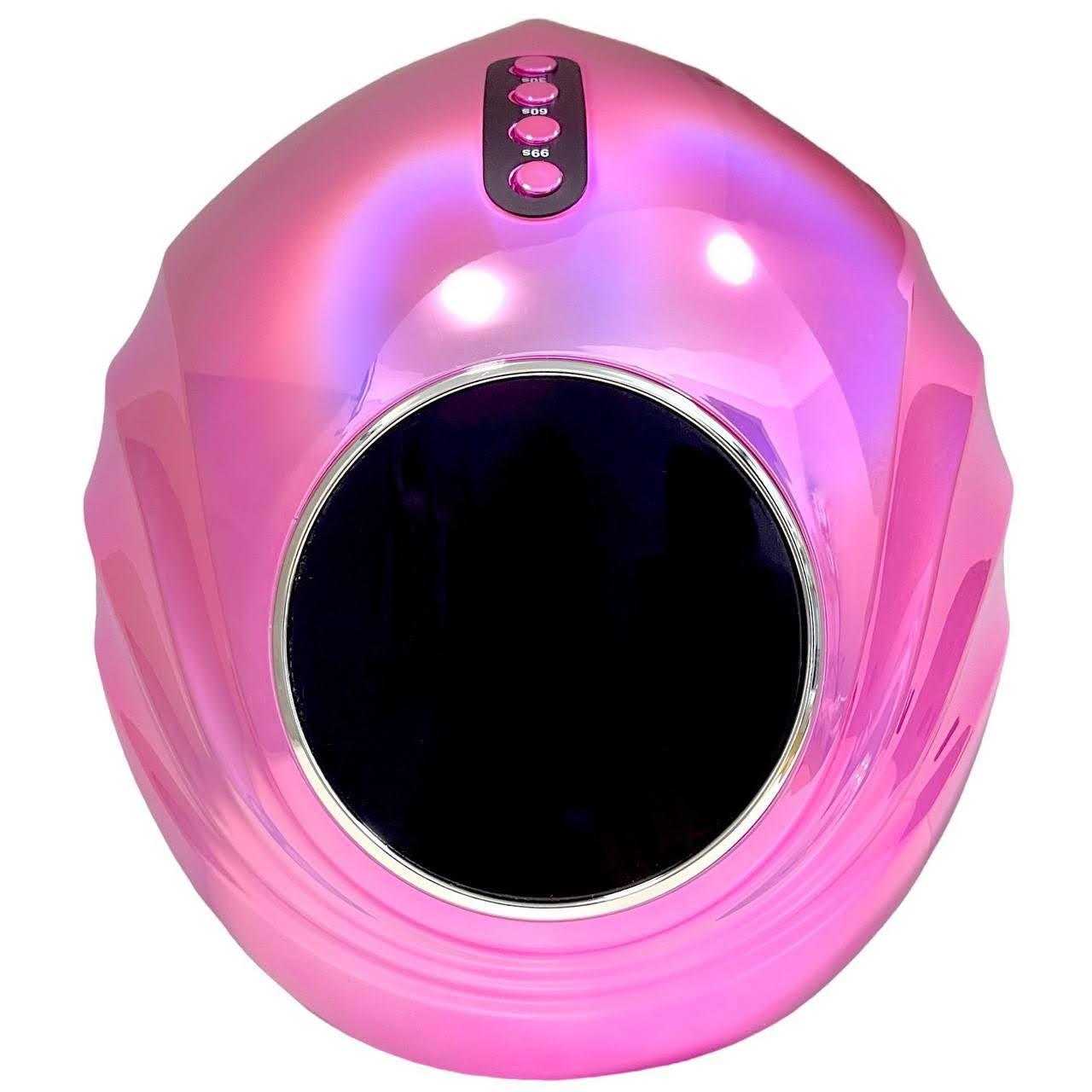 Універсальна UV/LED лампа Sun B5 Chrom для нігтів, 120 Вт. Pink/Рожевий, фото 1