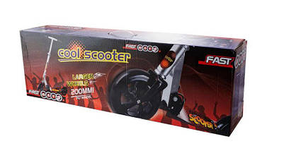 Самокат дитячий двоколісний PRC — Fast 20 мм різнобарвний, фото 5