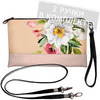 Клатч через плечо Flowers 25x15 см (KL_21M022_PUD)