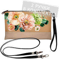 Клатч через плечо Beautiful flowers 25x15 см (KL_21M021_OR)