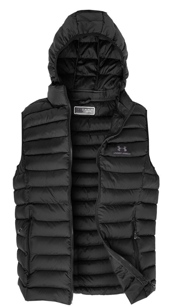 Чоловічий стьобаний жилет UNDER ARMOUR MEN'S BLACK, М(46)