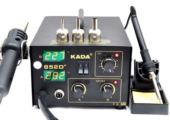 Паяльна станція з цифровим дисплеєм KADA 852D+