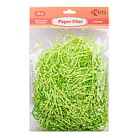 Наповнювач паперовий гофрований SANTI, 30 г, зелений