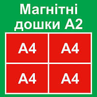 Магнітні дошки розміром 42х58 см.