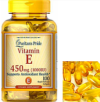 Вітамін Е Puritan's Pride Vitamin E-1000 IU 100 гел капс, фото 4