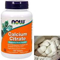 Мінерали NOW Calcium 100 табл Citrate