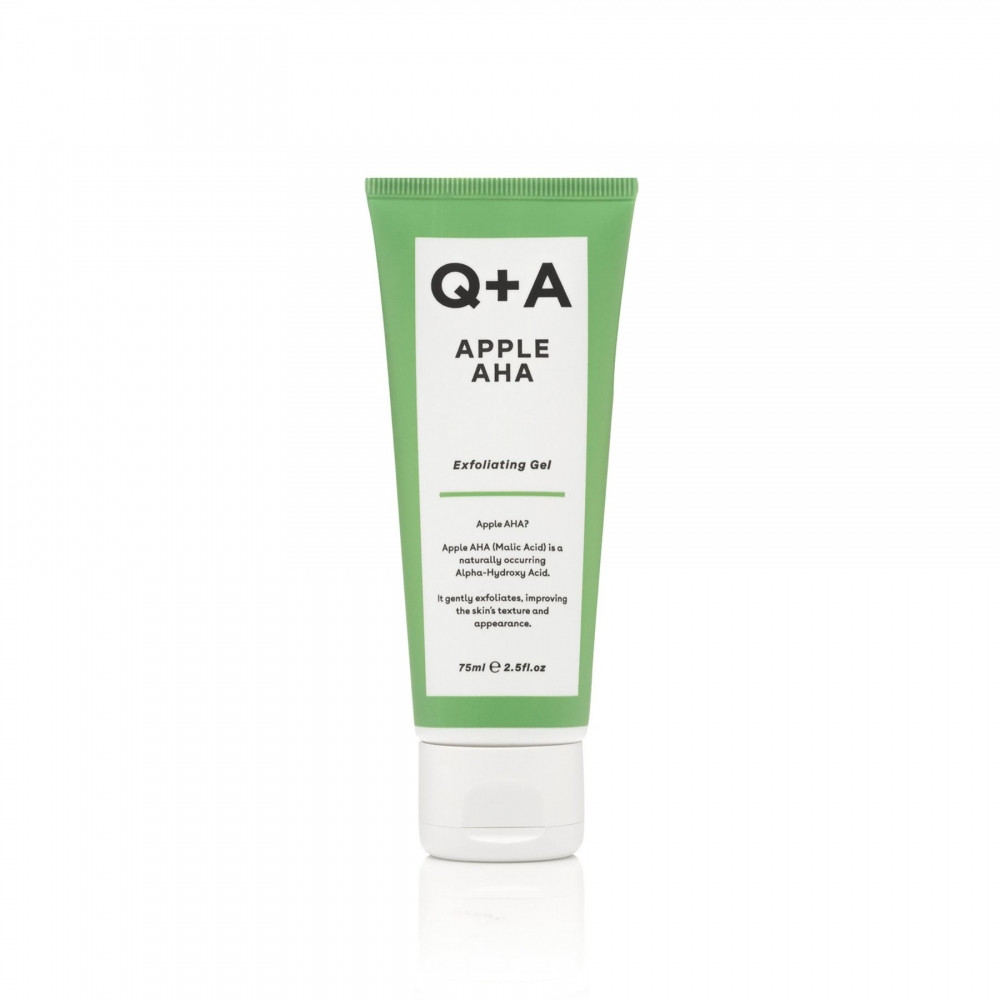 Гель, що відлущує з кислотами для Обличчя Q+A Apple AHA Exfoliating Gel 75ml, фото 1