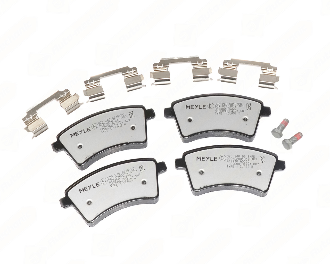 Дискові гальмові колодки (передні) R15/16 на Rnault Kango II 2008-> — Meyle - 0252469318/PD