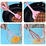 Набір із 5 предметів для кухні USA EASY Kitchen silicone set, силіконові лопатки, фото 6