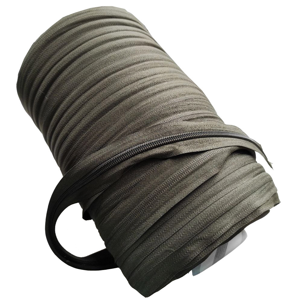 Блискавка рулонна Спіраль 200м (Тип 8) хакі Туреччина