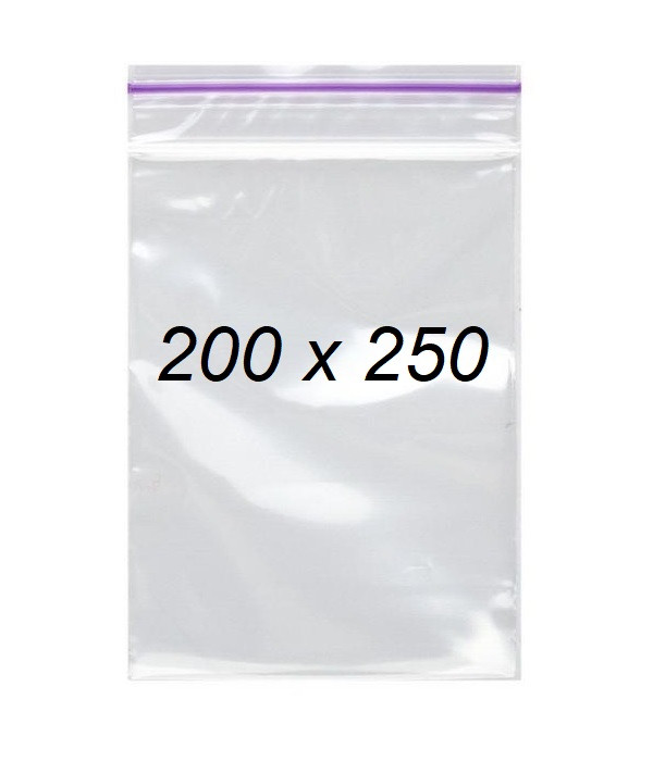 Зип пакеты 200 х 250 мм 50 мкм, пакеты с замком Zip-Lock - фото 1 - id-p522970577
