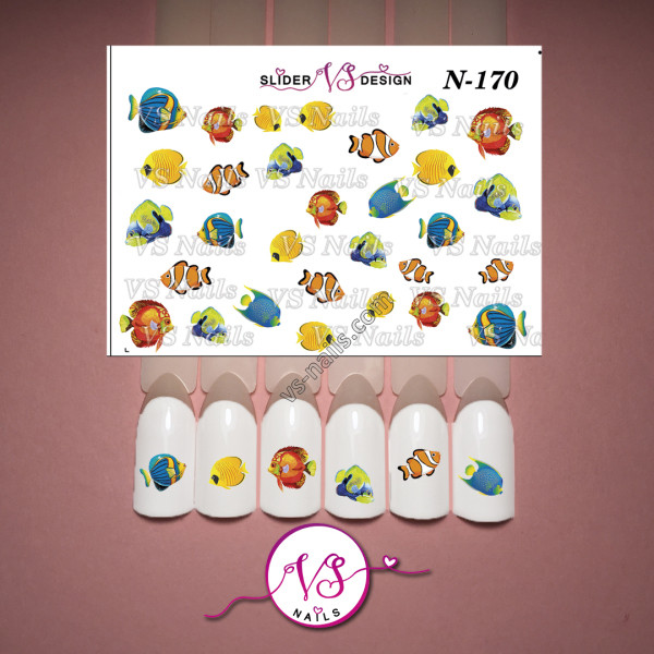 Наліпка слайдер дизайн для нігтів VS NAILS N-170