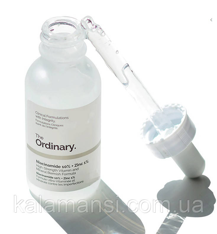 Сироватка з ніацинамідом і цинком Ordinary Niacinamide 10% + Zinc 1% 30 мл