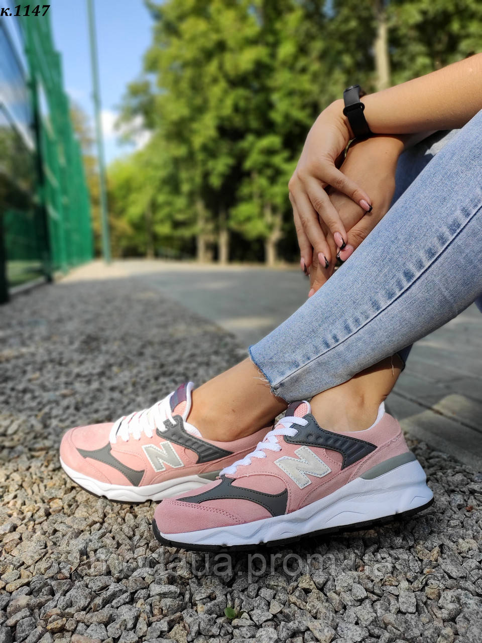 Кроссовки New Balance розовые под оригинал (ID#1657463131), цена: 911. ...