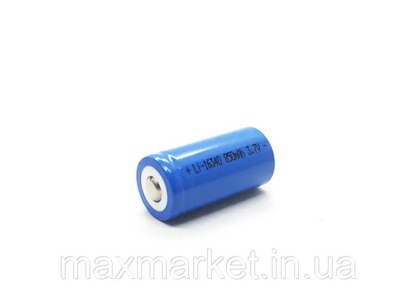 Акумулятор Li-Ion 16340 3.7V CR123A Молнія 850mAh