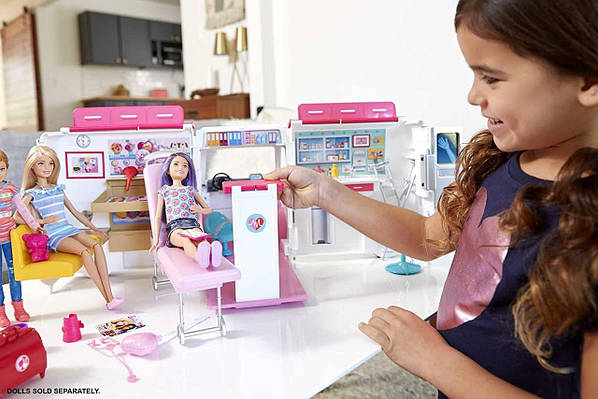 Barbie Care Clinic Vehicle FRM19 TOYSDNEPR 1657457401