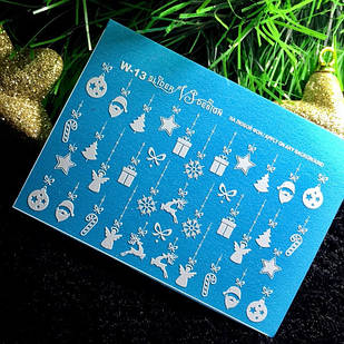 Наліпка слайдер дизайн для нігтів VS NAILS W-13