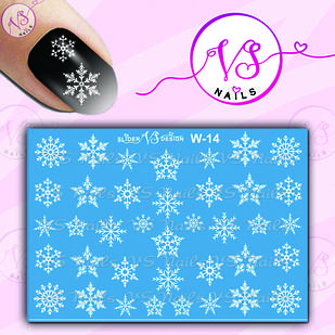 Наліпка слайдер дизайн для нігтів VS NAILS W-14