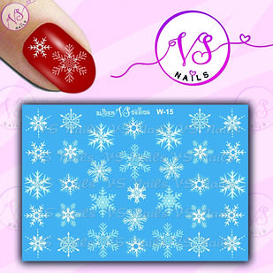 Наліпка слайдер дизайн для нігтів VS NAILS W-15