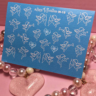 Наліпка слайдер дизайн для нігтів VS NAILS VS NAILS W-18