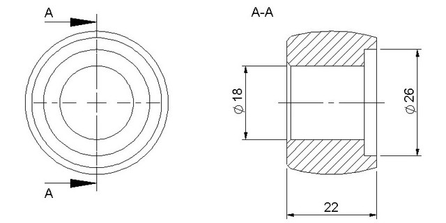 Ролик бігової доріжки підбирача тюкопреса SIPMA Z-224 | 2023-130-211.01 Ролик бігової доріжки підбирача тюкопресу Sipma Z-224.Якісна запчастина від польського виробника – 2023-130-211.01, 5223/13-211/0, 522313211, 5223132110.