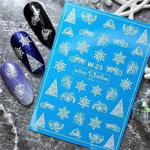 Наліпка слайдер дизайн для нігтів VS NAILS W-23