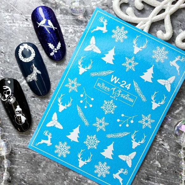 Наліпка слайдер дизайн для нігтів VS NAILS W-24, фото 1