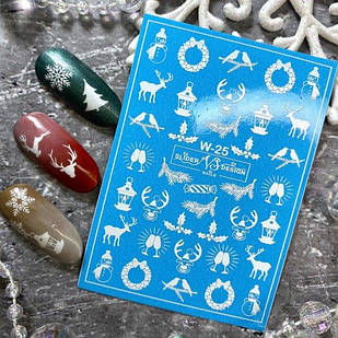 Наліпка слайдер дизайн для нігтів VS NAILS W-25