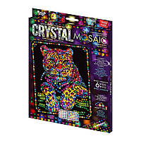 Набор для творчества картина кристалами Crystal mosaic Пантера